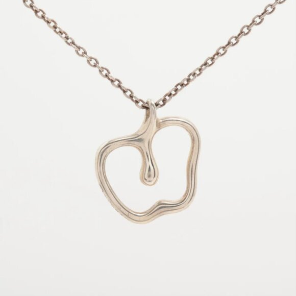 Tiffany & Co. Apple Pendant Necklace 925 Silver